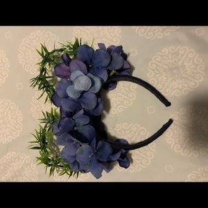 Custom made floral Minnie ears